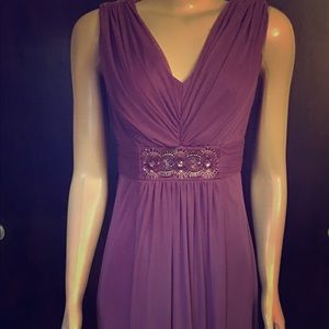 David’s Bridal lavender long dress